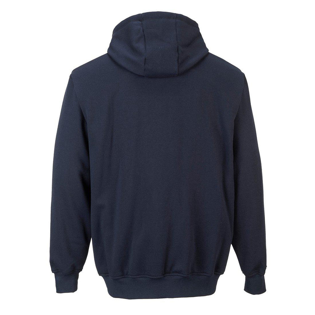 Portwest UFR81 - FR Zip Front Hooded Sweatshirt - Navy