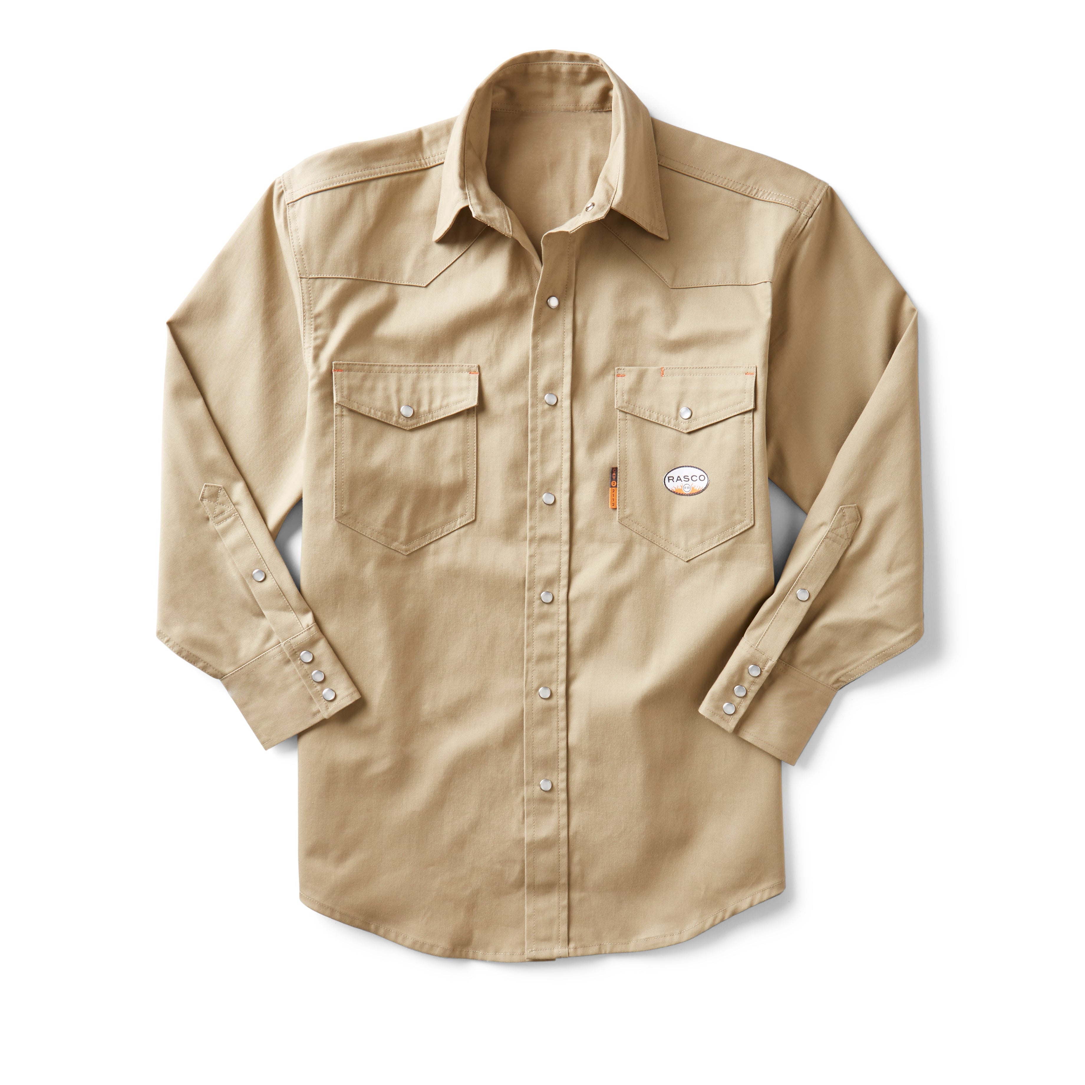 Rasco FR FR1003KH Shirt Fire Khaki – Lightweight Work Retardant